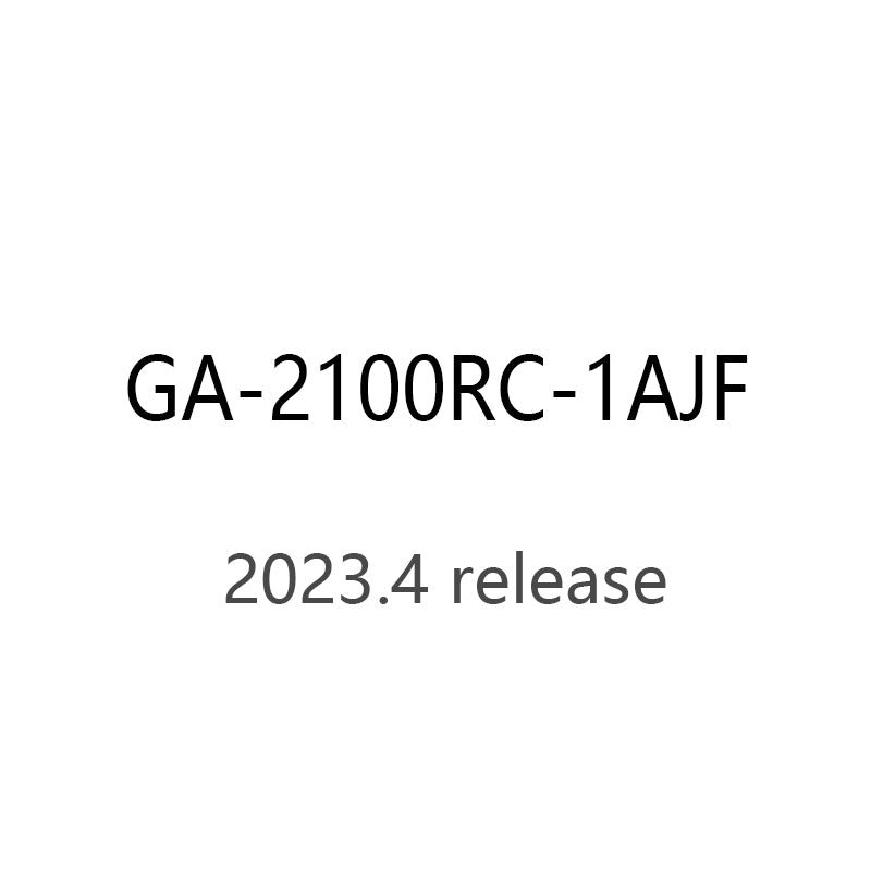 CASIO gshock WATCH world 20ATM GA-2100RC-1AJF watch – GA-2100RC-1A IPPO time JAPAN 2023.0