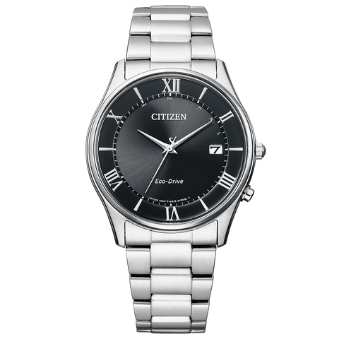 The Citizen AS1060-54E Collection Simple Adjust Eco-Drive radio clock thin Watch