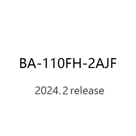 CASIO babyg BA-110FH-2AJF BA-110FH-2A quartz Resin band 10 ATM watch 2024 02release