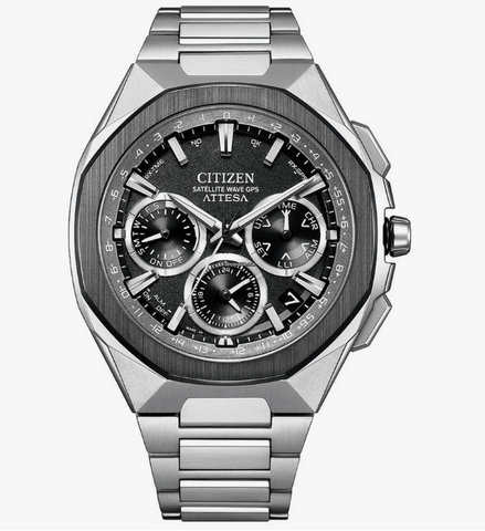 Citizen Attesa CC4104-53E GPS satellite radio clock Watch