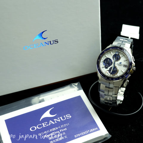 CASIO oceanus OCW-S7000D-7AJF OCW-S7000D-7A solar powered titanium 10ATM watch 2024.1release