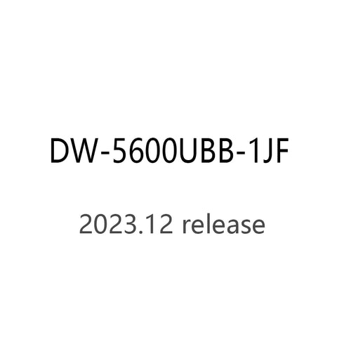 CASIO gshock DW-5600UBB-1JF DW-5600UBB-1 quartz long life battery Resin band 20ATM watch 2023 12 release