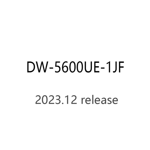 CASIO gshock DW-5600UE-1JF DW-5600UE-1 quartz long life battery Resin band 20ATM watch 2023 12 release