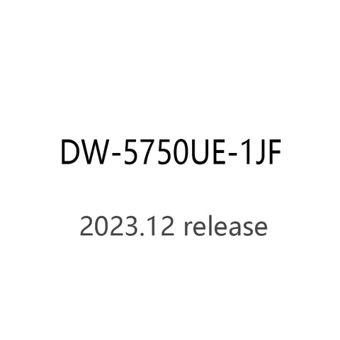 CASIO gshock DW-5750UE-1JF DW-5750UE-1 quartz long life battery Resin band 20ATM watch 2023 12 release
