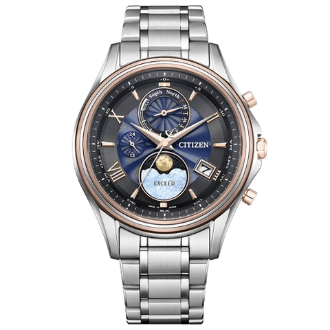 The Citizen BY1026-65F Super titanium Eco-Drive solar radio Moon phase function Watch