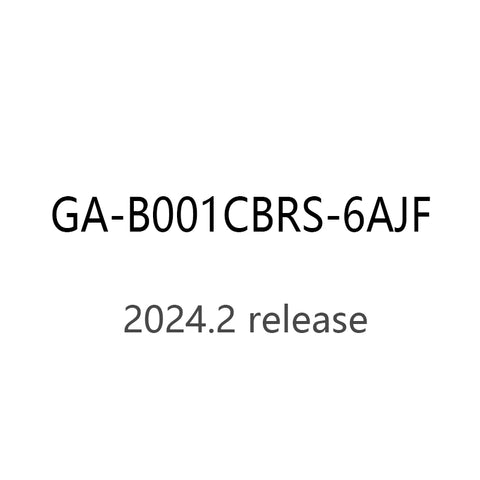 CASIO gshock GA-B001CBRS-6AJF GA-B001CBRS-6A quazt Mobile link function 20ATM watch 2024 02release