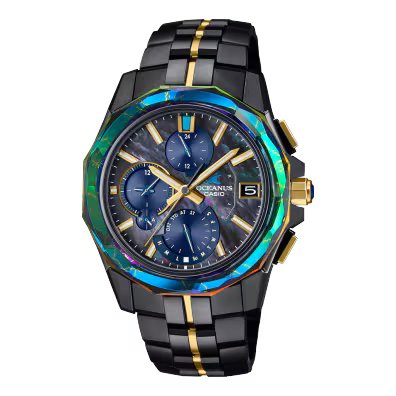 OCEANUS 20th Anniversary Limited to 100 Pieces OCW-S6000BVS-1AJR Mobile Link Radio Solar Titanium Blue Men's Watch