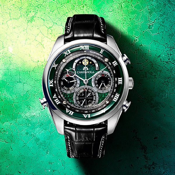 CITIZEN Campanora AH4080 10W with beautiful green lacquer dial