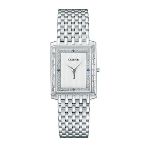 SEIKO CREDOR GBBF899 Quartz 18K white gold with diamonds Watch